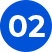 A blue circle with the number 0 2 in it.